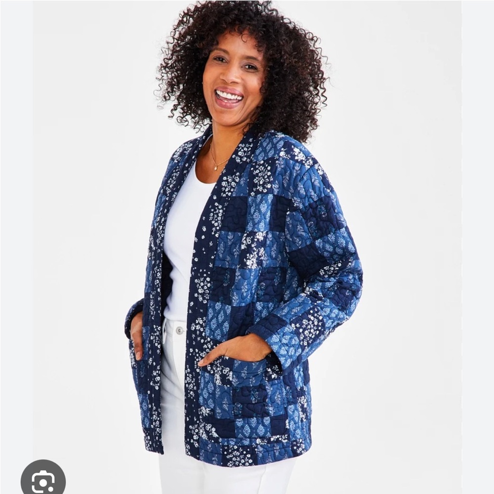 ISO Style & Co Patchwork Quilted Jacket